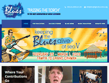 Tablet Screenshot of keepingthebluesalive.org